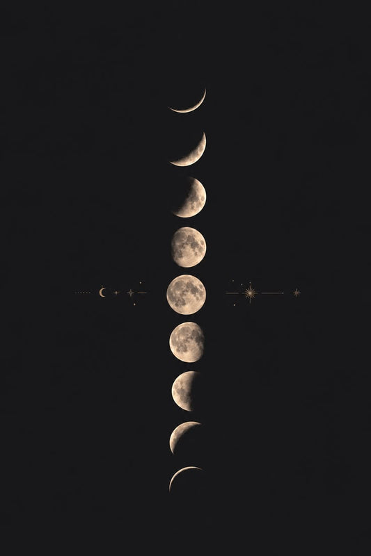 Full moon over a natural landscape — how lunar cycles influence skin and hair health in natural beauty routines