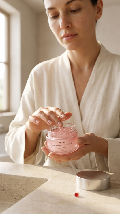 Pomegranate Under Eye Gel – Dark Circle Reduction & Hydrating Eye Treatment