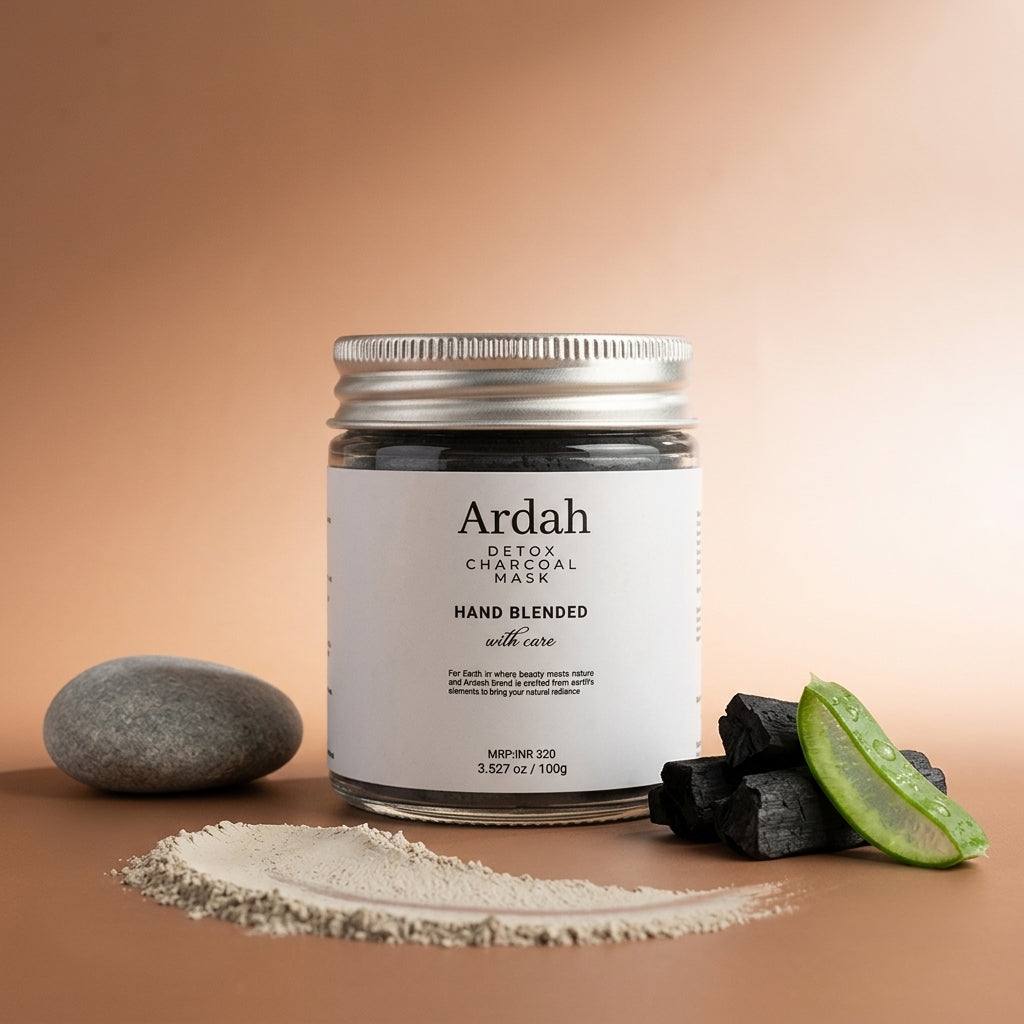Ardah Deep Detox Charcoal Mask – Pore Cleansing & Oil Control Face Treatment