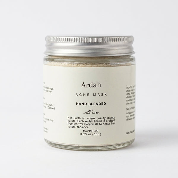 Ardah Acne Control Mask – Oil Balancing & Pore Clearing Anti-Acne Treatment. 50g/100g